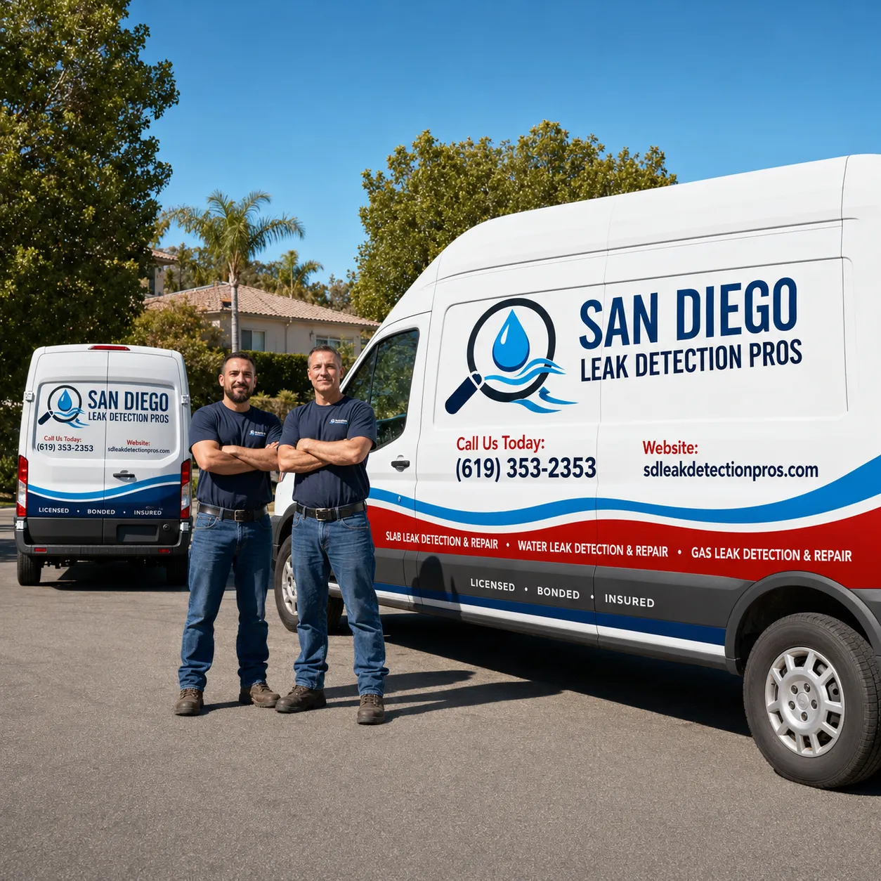 San Diego Leak Detection Pros service vehicle