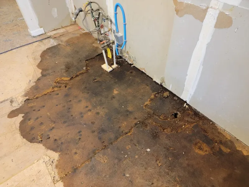 Slab leak detection service